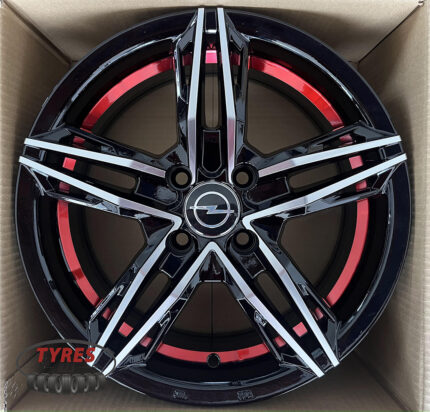 6,5Jx15″ ET38 4x100 56,6mm <br>Opel